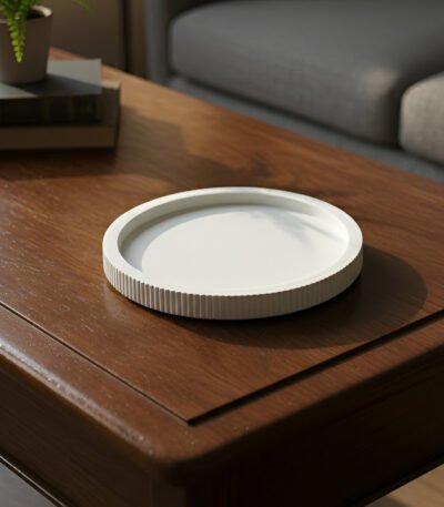 Büyük Boy Minimalist Dekoratif Tabak