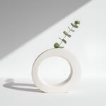 Oval Tasarım Dekoratif Vazo