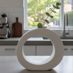 Oval Tasarım Dekoratif Vazo - Görsel 2