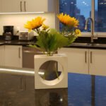 Kare Tasarım Dekoratif Vazo