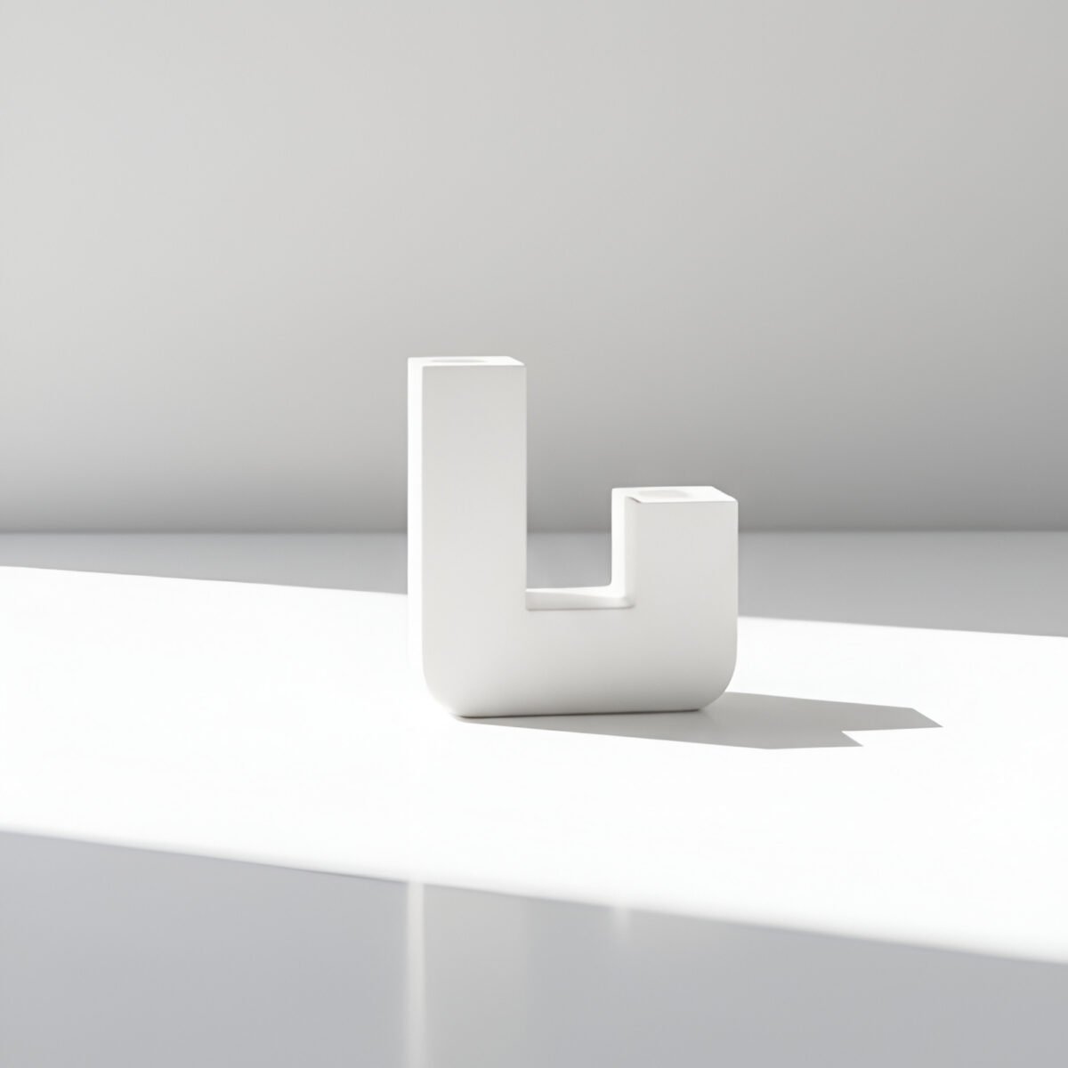 Modern Geometrik İkili Mumluk - Görsel 2