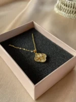 Zirkon Taşlı Kuzey Yıldızı Kolye