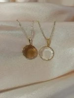 Yuvarlak Tasarım 'Komorebi' Kolye