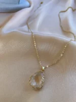 Damla Tasarım Saydam 'Komorebi' Kolye