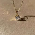 Tektaş Model Swarovski Kolye