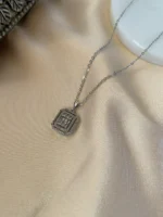 Baget Tasarım Zirkon Taşlı Kolye