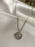 Zirkon Süslemeli Martı Silver 'Gökotta' Kolye