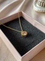 Kristal Taşlı 'Retrouvailles' Kolye