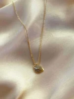 Zirkon Süslemeli Satürn Kolye