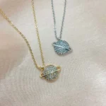 Zirkon Süslemeli Satürn Kolye