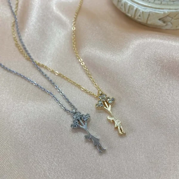 Balonlu Kadın Figürlü 'Trouvaille' Kolye