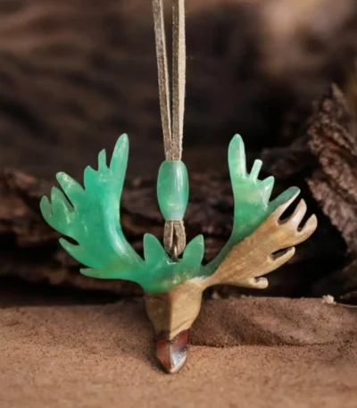 Majestic Elk El Yapımı Kolye