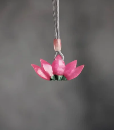 Lotus Blossom El Yapımı Kolye