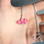 Lotus Blossom El Yapımı Kolye - Görsel 3