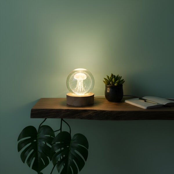 Deniz Anası Tasarım Kristal Cam Küre