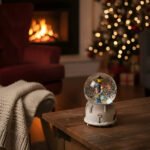 Romantik Çift Püskürtmeli Kar Küresi - Görsel 2