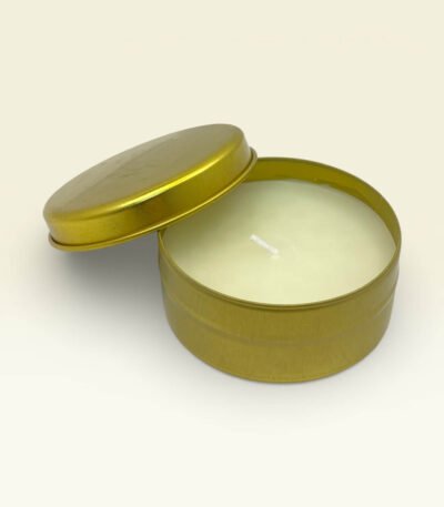 Vanilya Kokulu Gold Teneke Mum