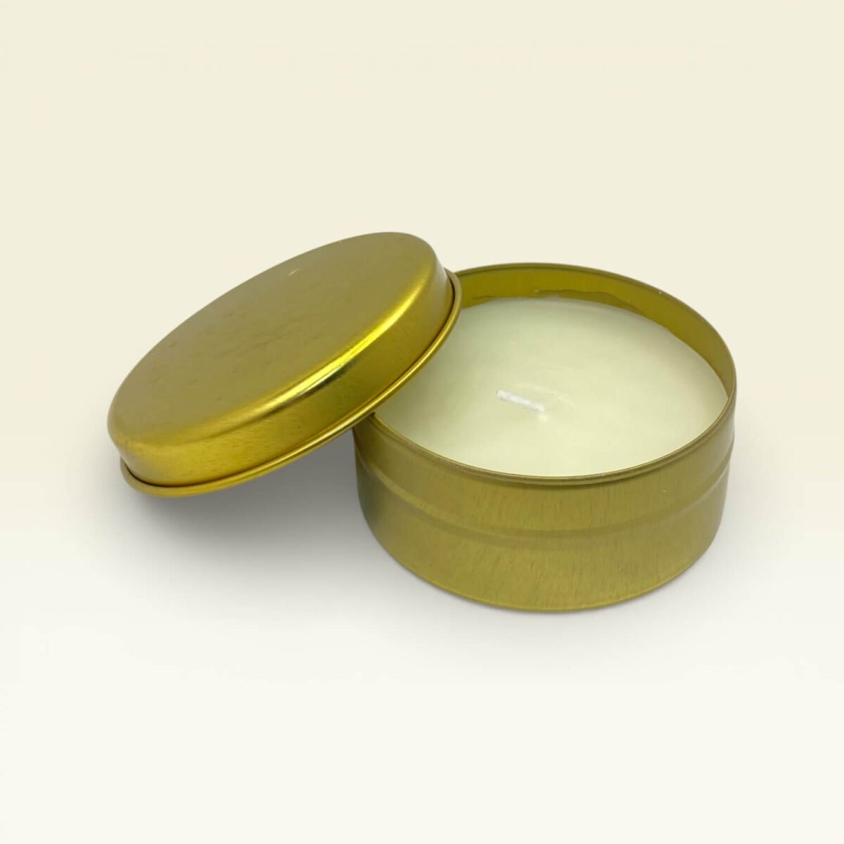 Vanilya Kokulu Gold Teneke Mum