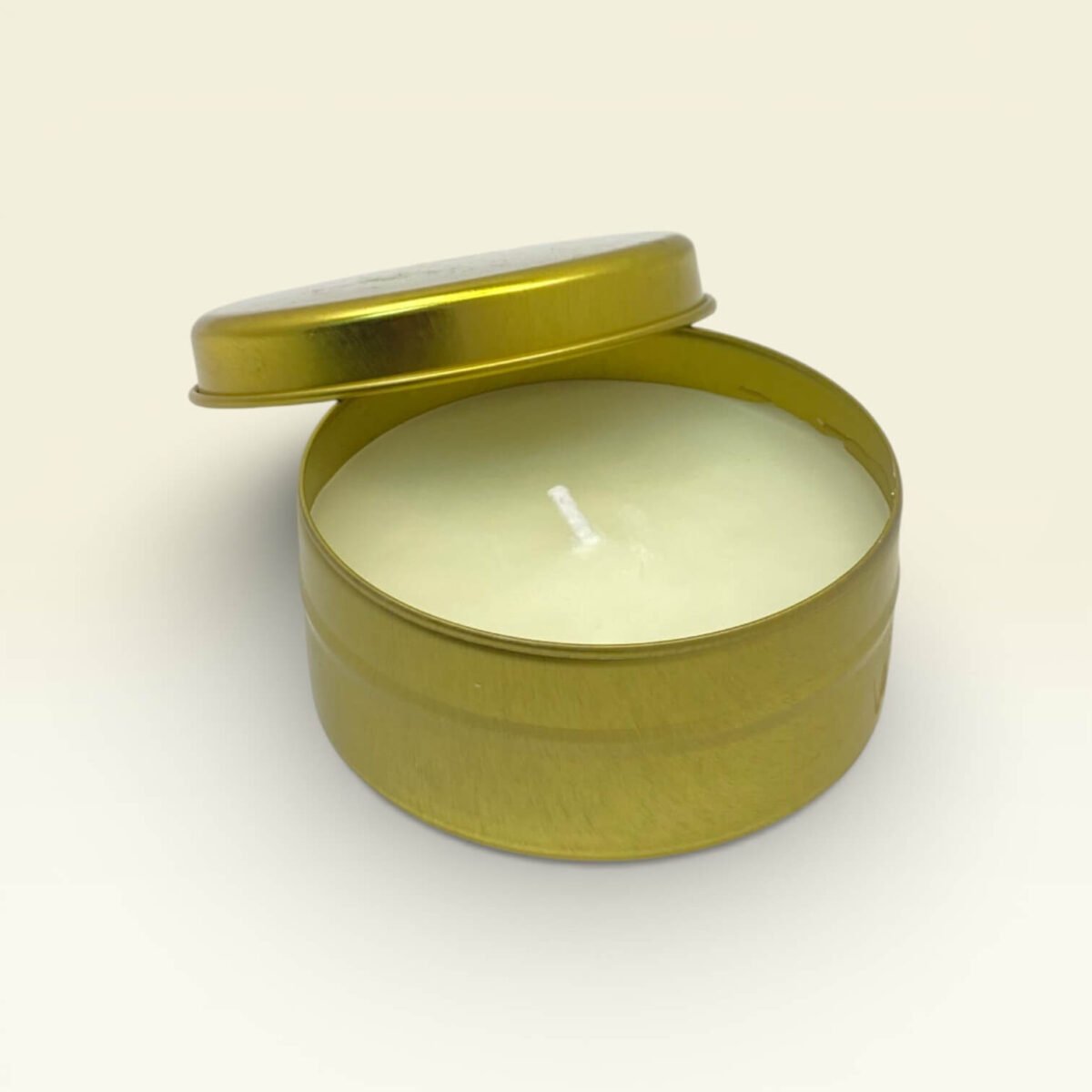 Vanilya Kokulu Gold Teneke Mum