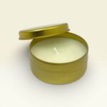 Vanilya Kokulu Gold Teneke Mum