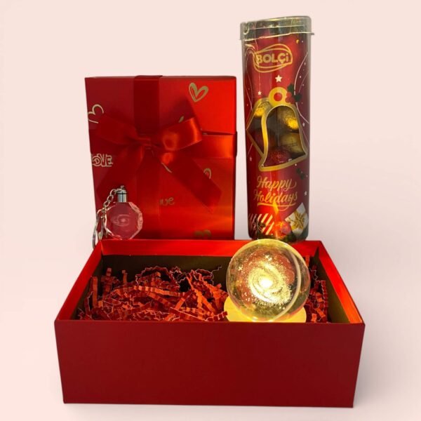 Samanyolu Tasarımlı Cam Küre Hediye Seti · No.4